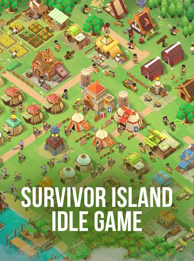 Überlebensinsel-Idle-Spiel