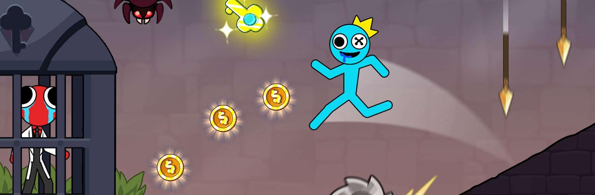 Red Stickman and Blue Stickman - Jogue Red Stickman and Blue Stickman Jogo  Online