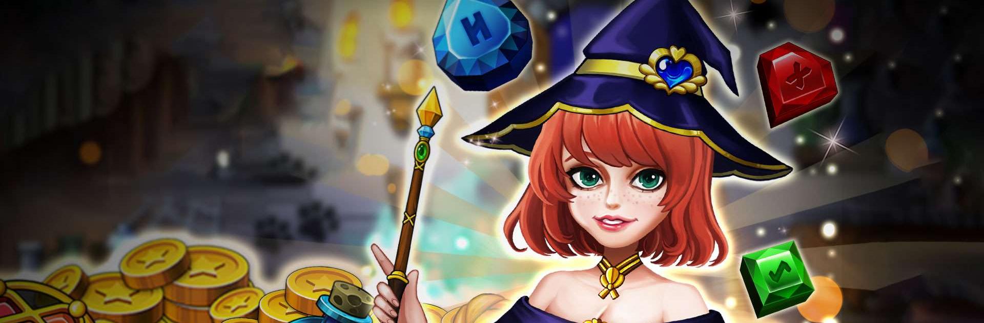 Скачайте и играйте в Jewels Witch Castle на ПК или Mac (Эмулятор)