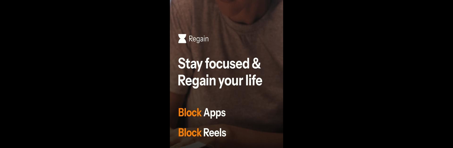 Regain: Screen time + Focus