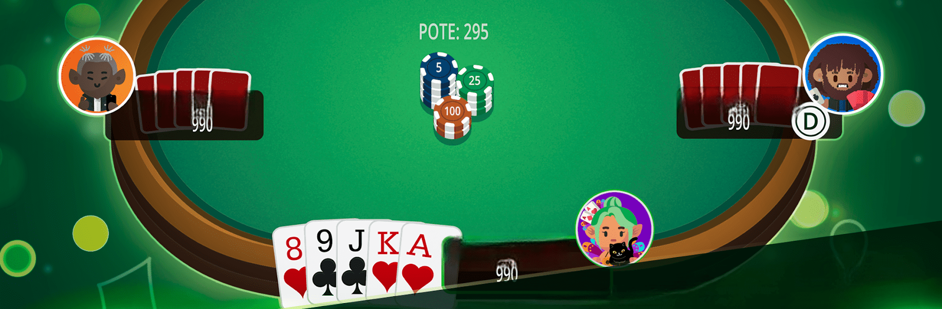 Poker Fechado - 5 Card Draw