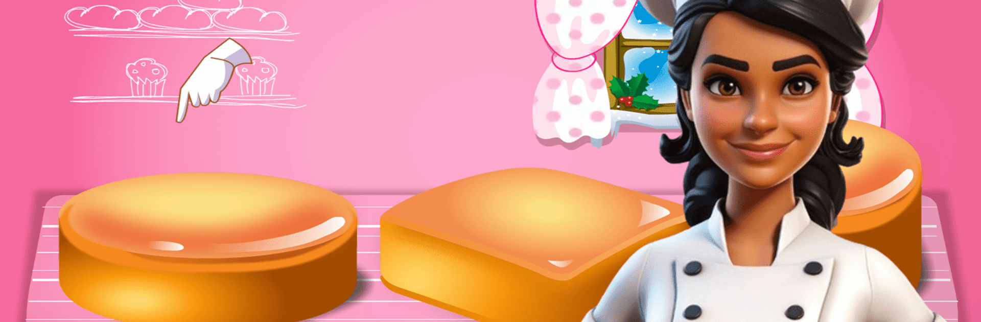 приготовление игры  торт