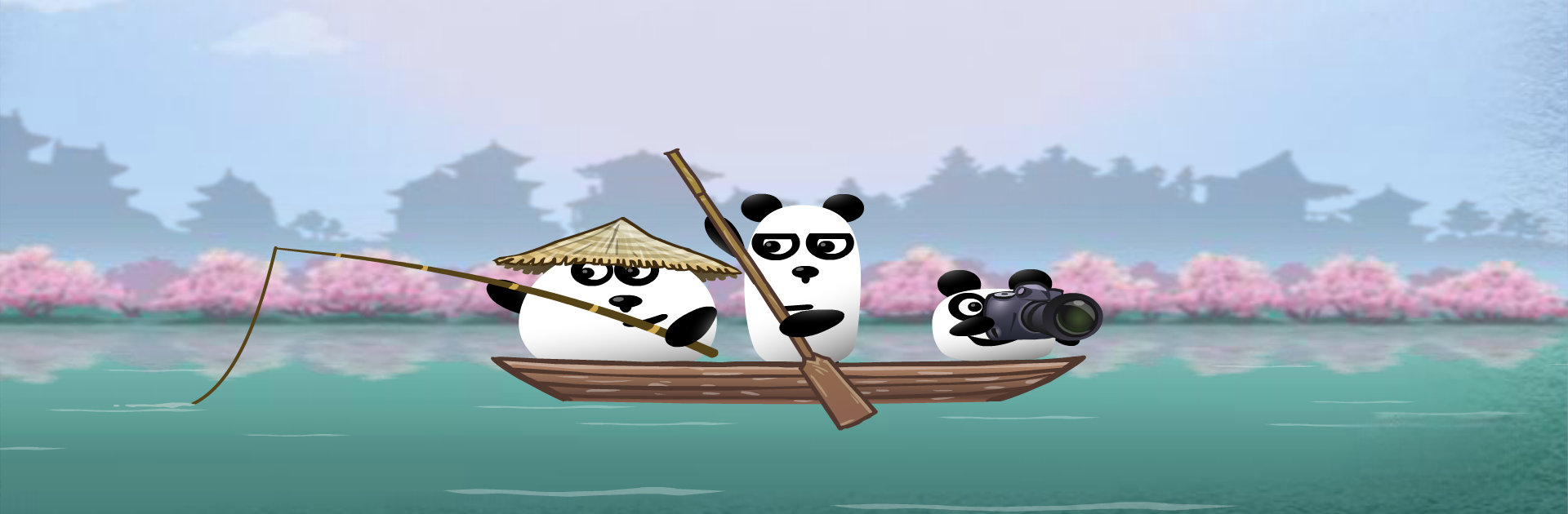 3 Pandas in Japan Adventure