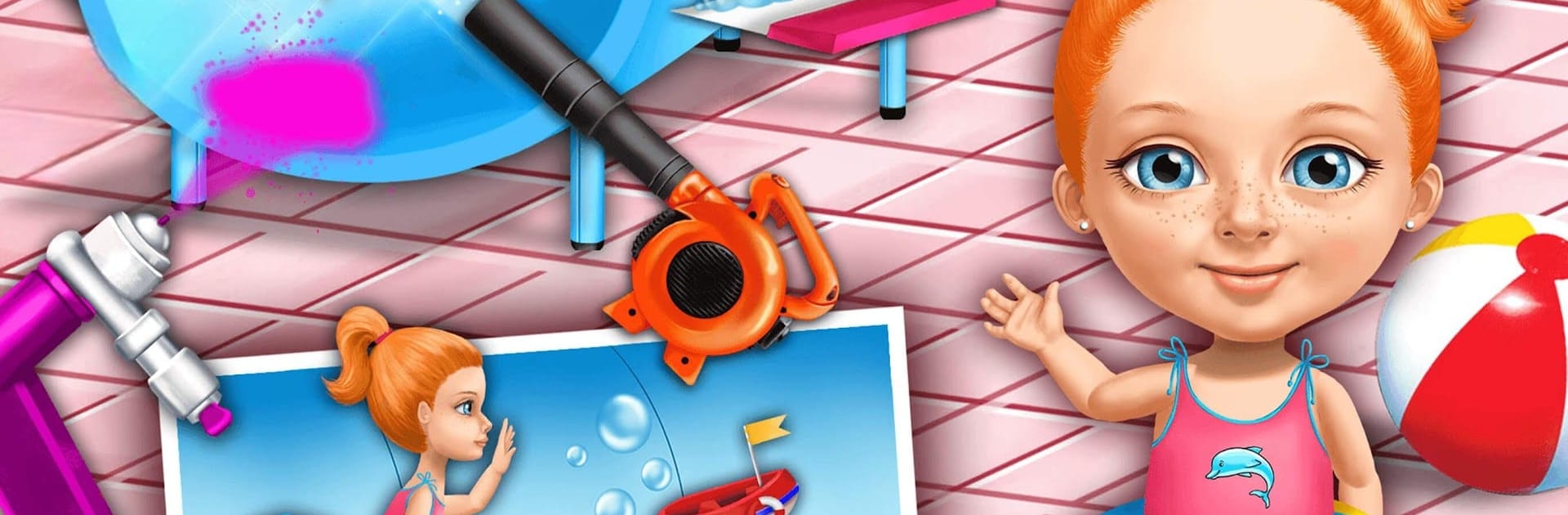 Sweet Baby Girl Cleanup 4 - House, Pool & Stable