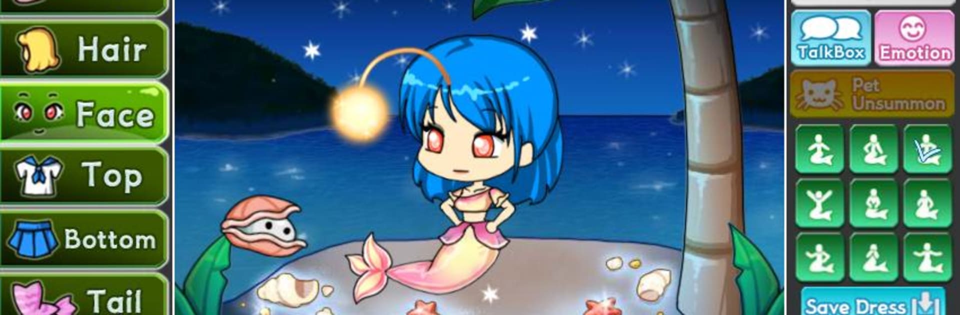 Mermaid Girl : dress up game