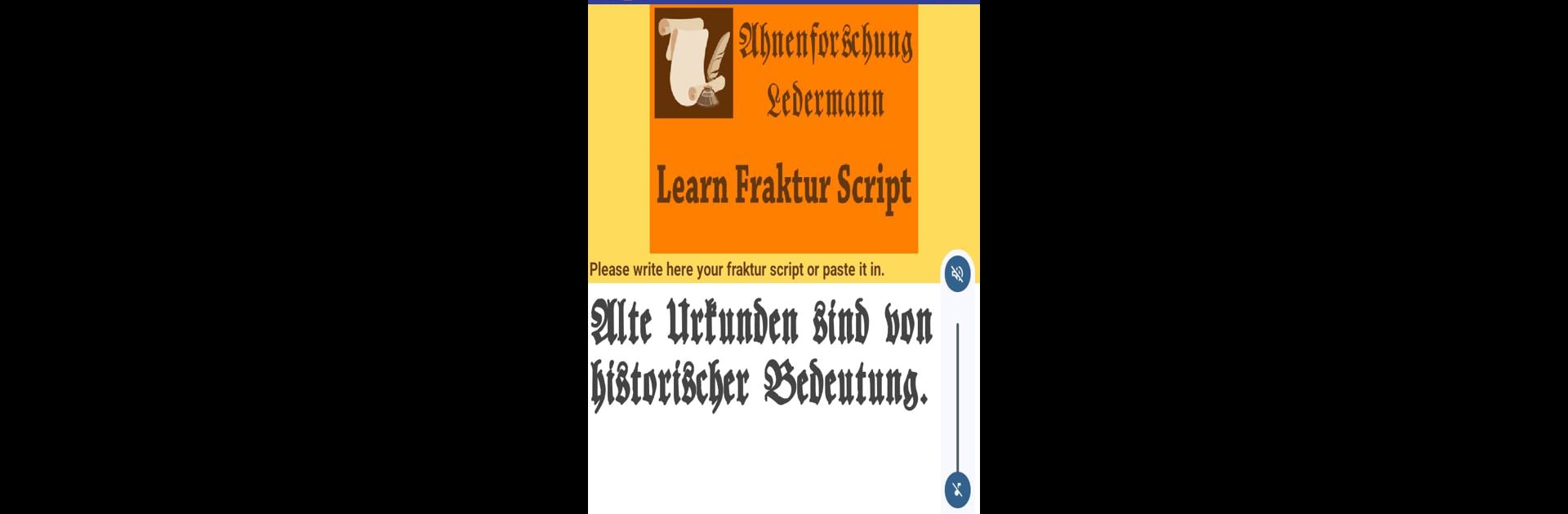 Learn Fraktur Script