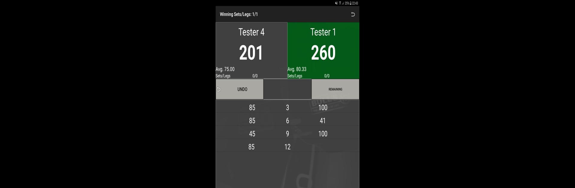My Darts Tournament - Client