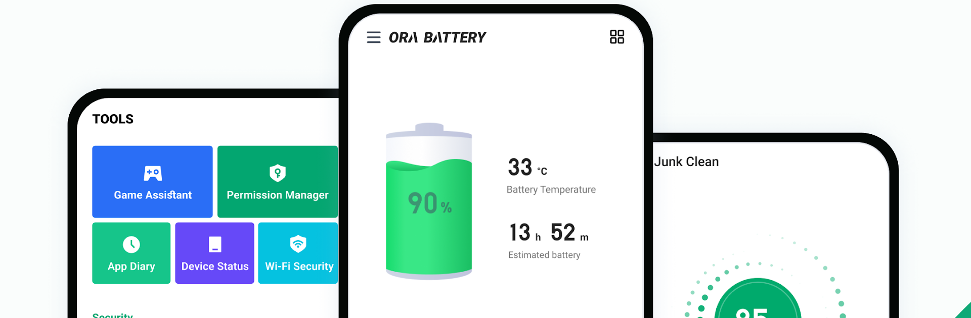 Ora Battery, Cleaner Antivirus