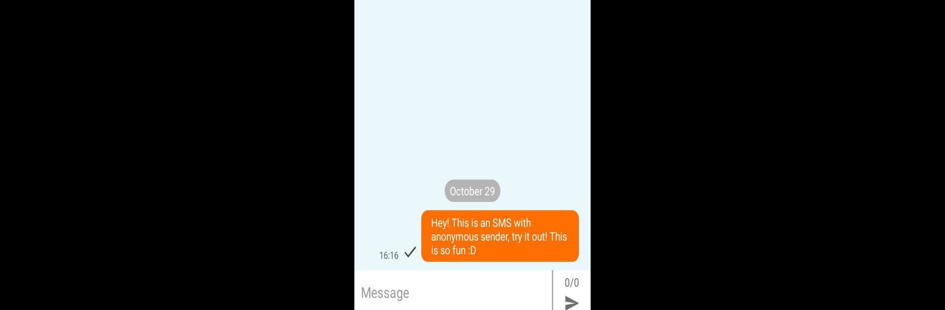 Anonymous SMS & Texting