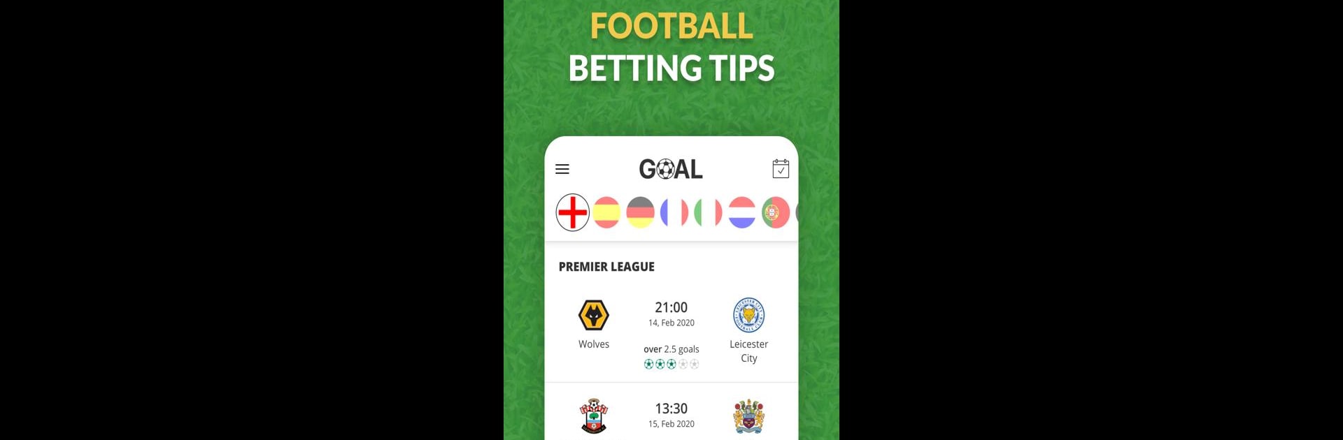 Soccer Betting Tips & Scores - Bet on Goals