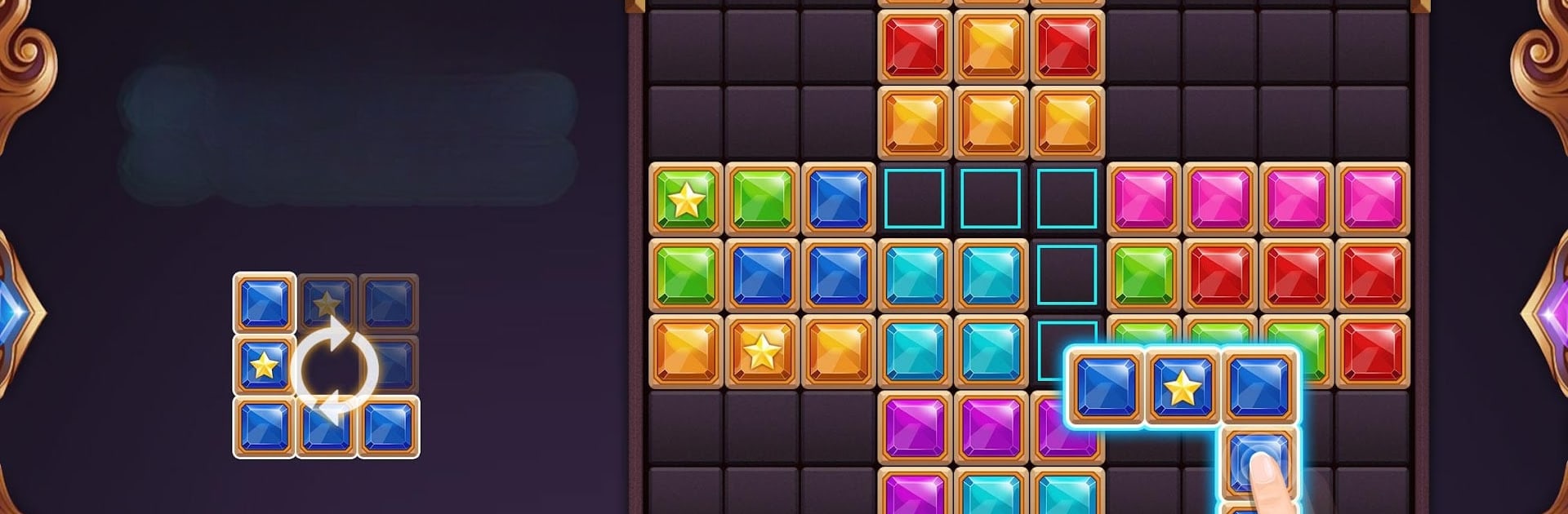 Block Puzzle: Diamond Star Blast