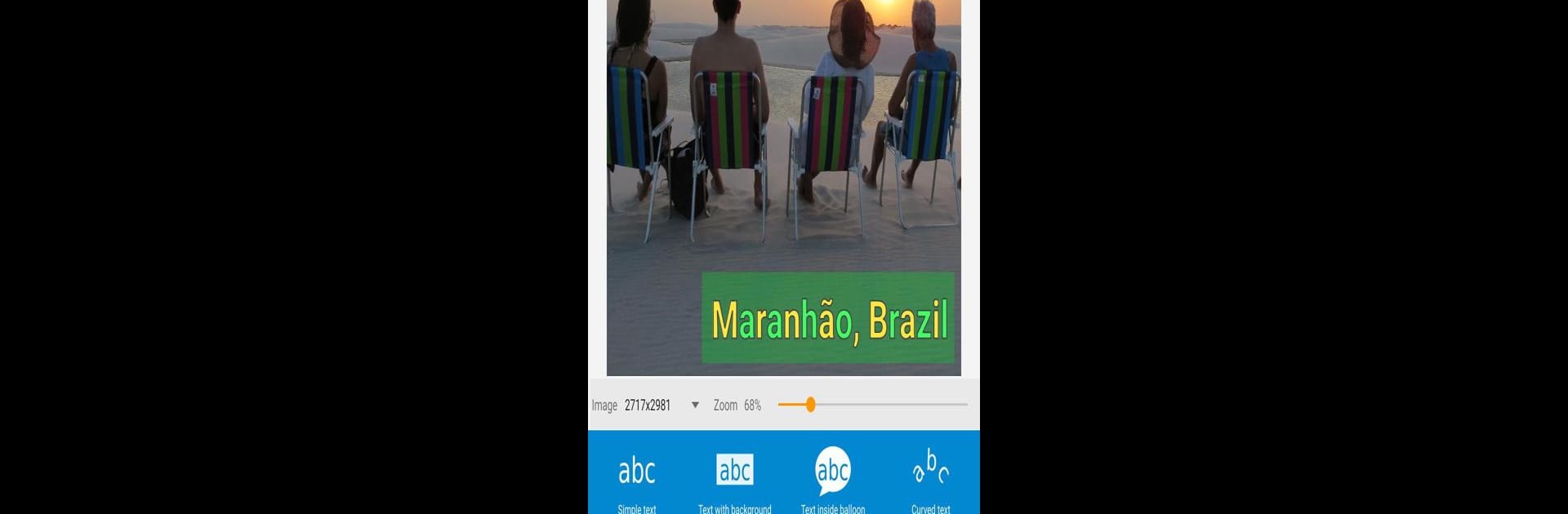 Text on Photo