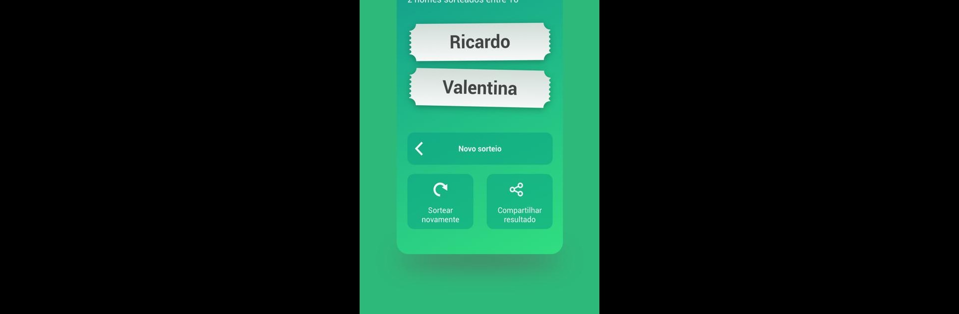 Sorteio Fácil - Gerador de números aleatórios