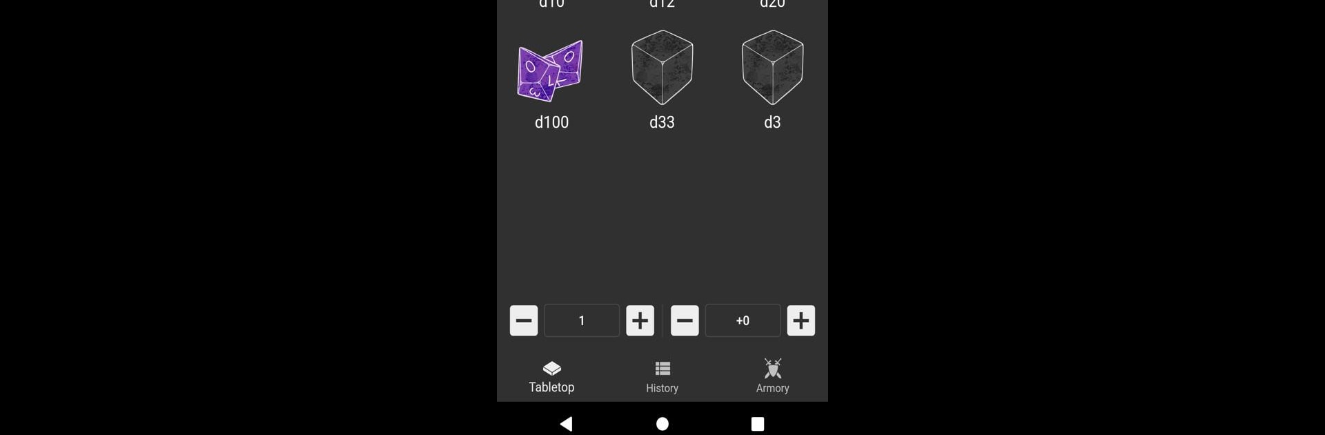RPG Simple Dice PLUS