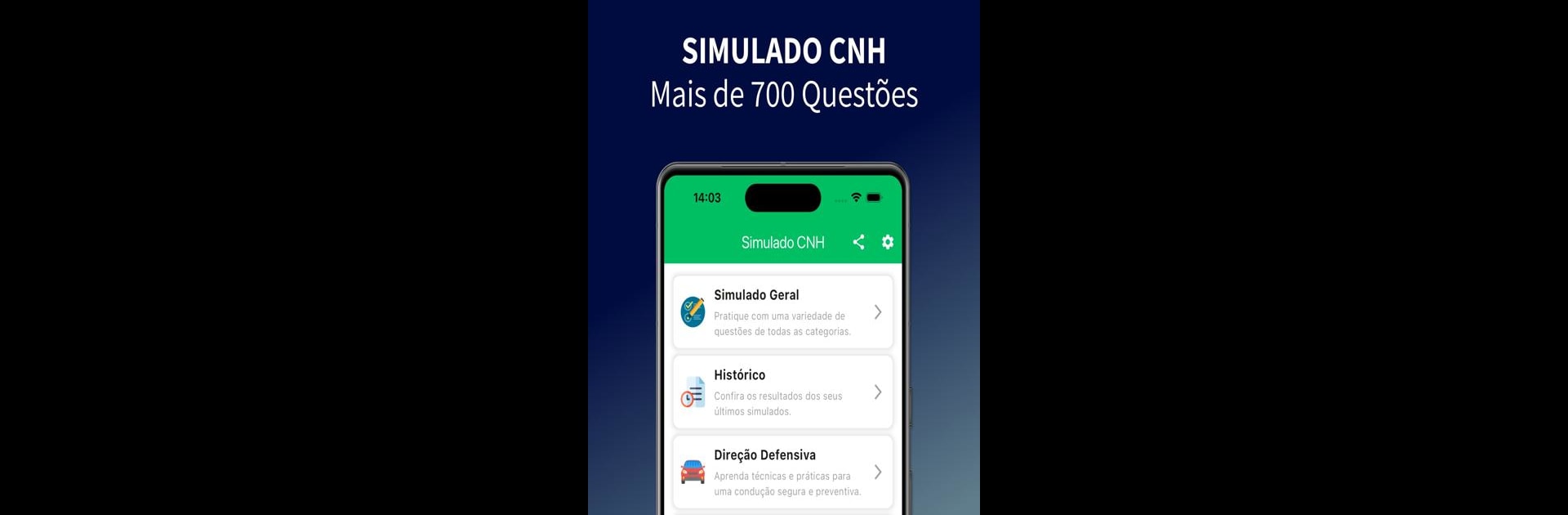 Simulado CNH: Prova 2025