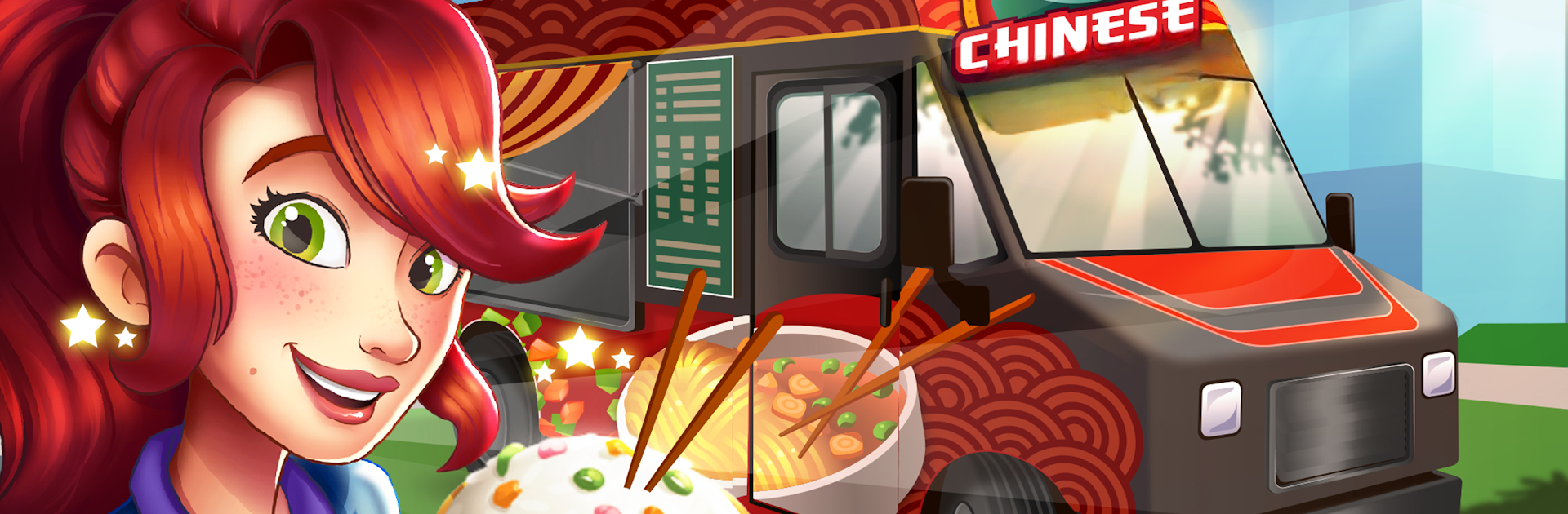 Chinese California Truck - Fast Food Cooking Game