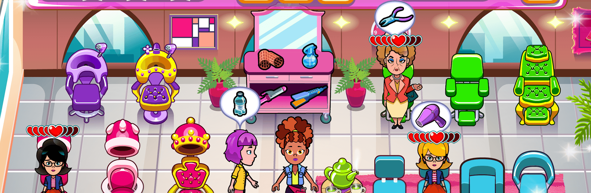 Top Beauty Salon - Hair and Makeup Parlor Game