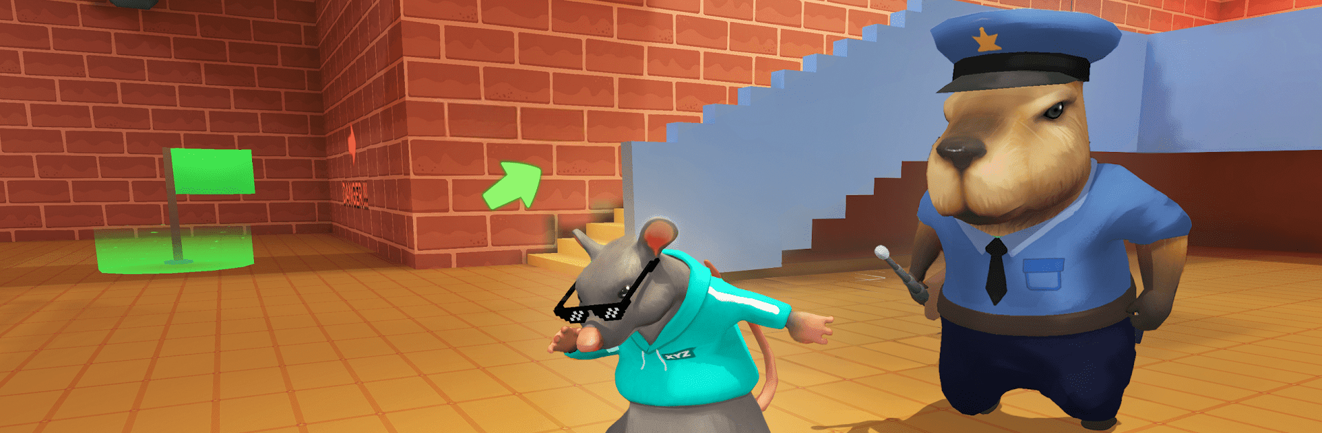 Obby Escape: Prison Rat Dance