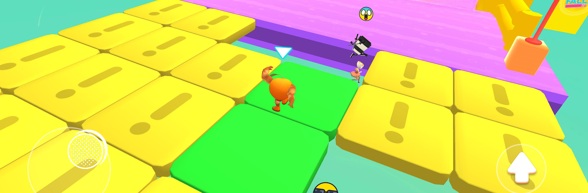 Silly Guys Race: Fall & Run