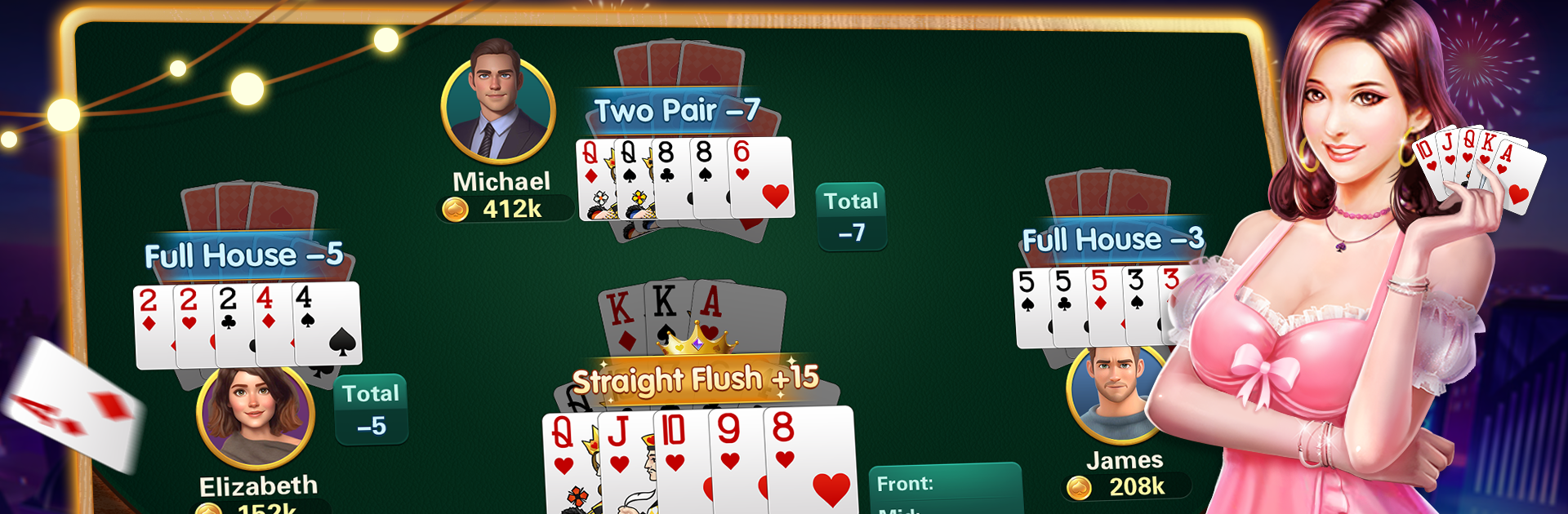 Chinese Poker - Card Game