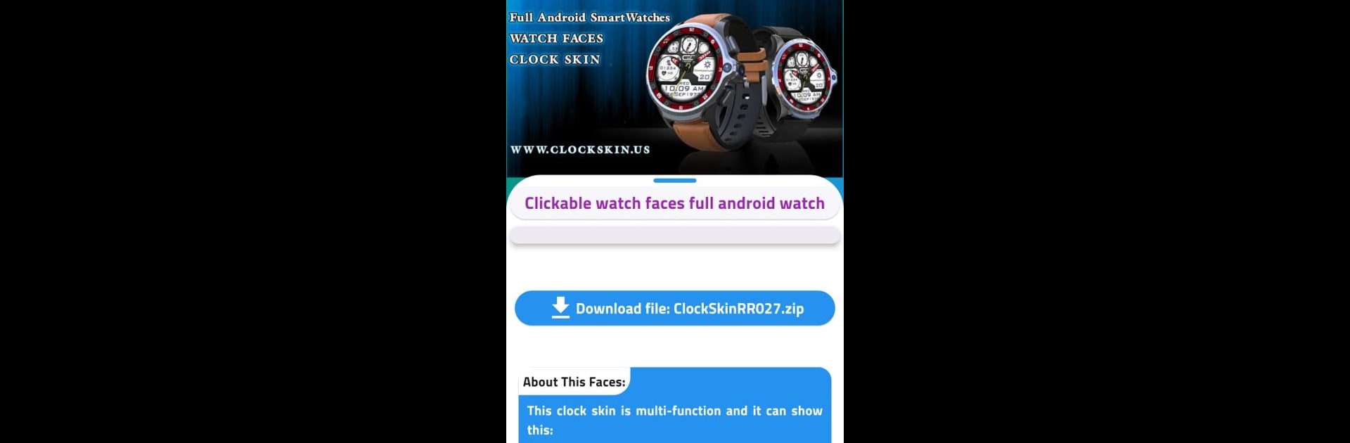 Clock Skin