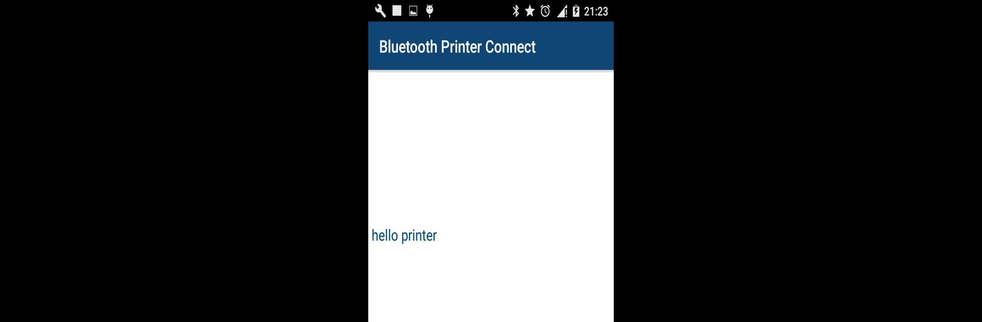 Printer Bluetooth Connect