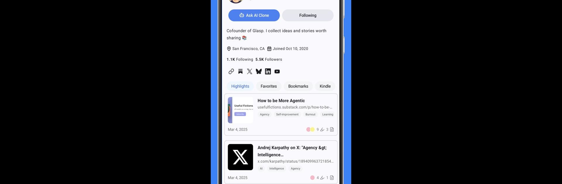 Glasp: Highlight the Internet