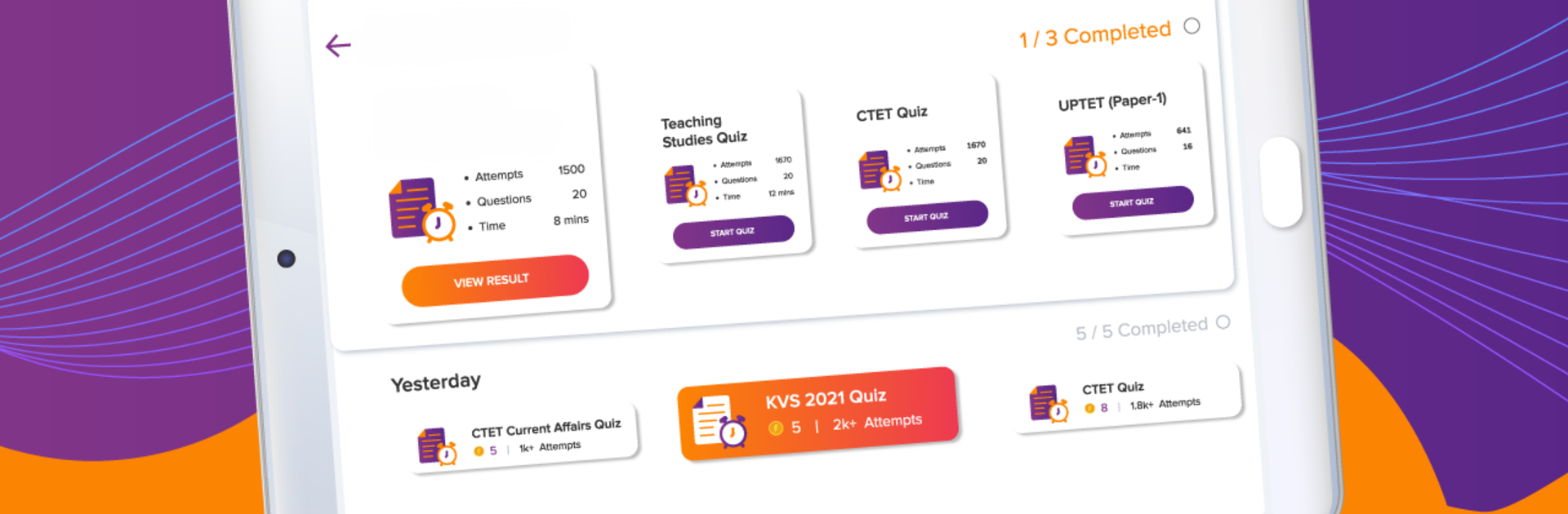 Exam Preparation: Live Classes