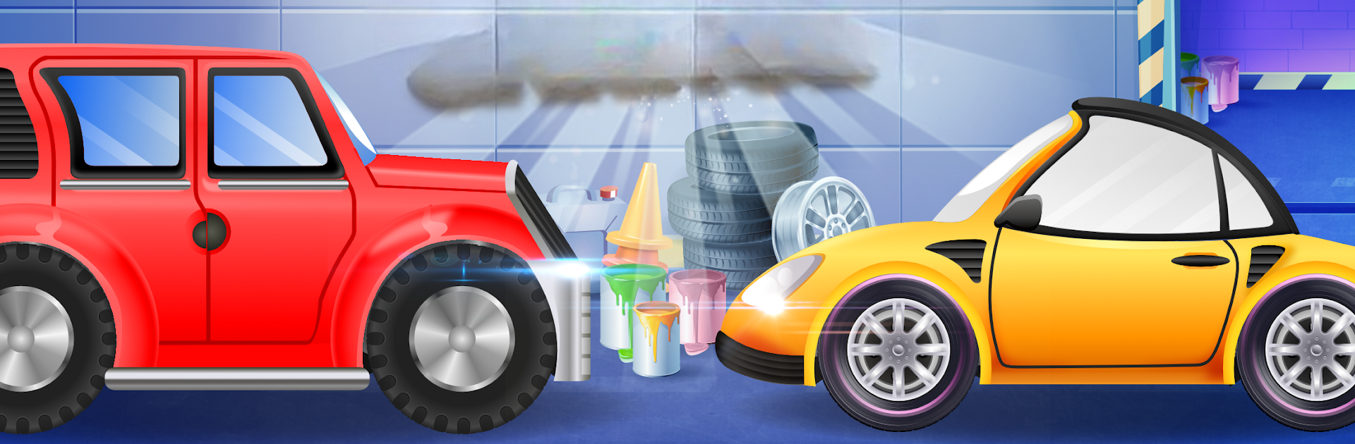 Car & Truck Kids Games Garage