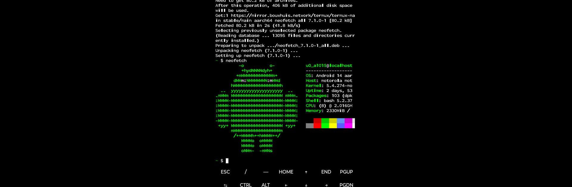 Termux Dictionary