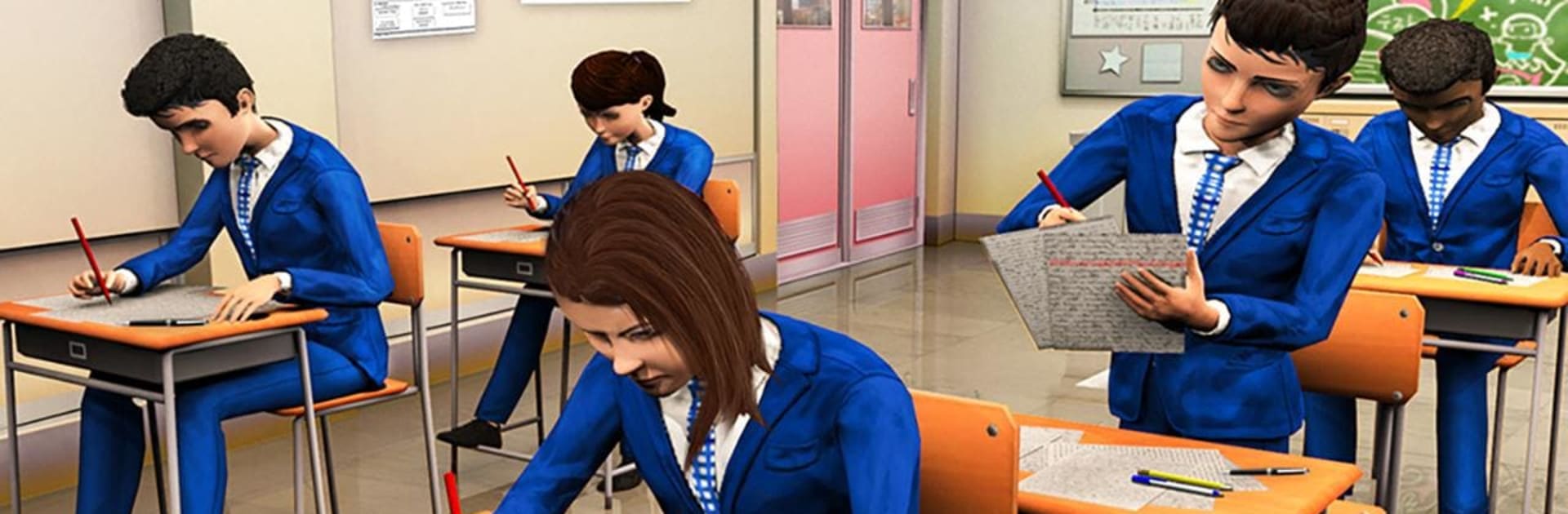 High School Cheating Boy Cheater Bob School Games