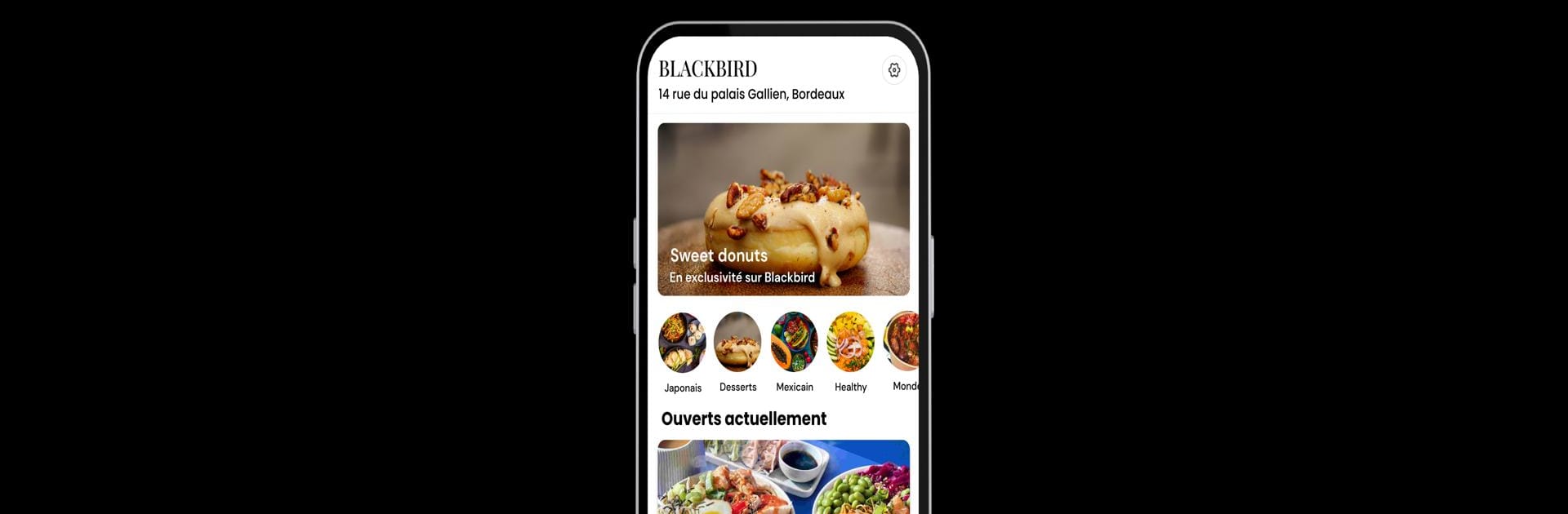 BLACKBIRD: livraison de repas