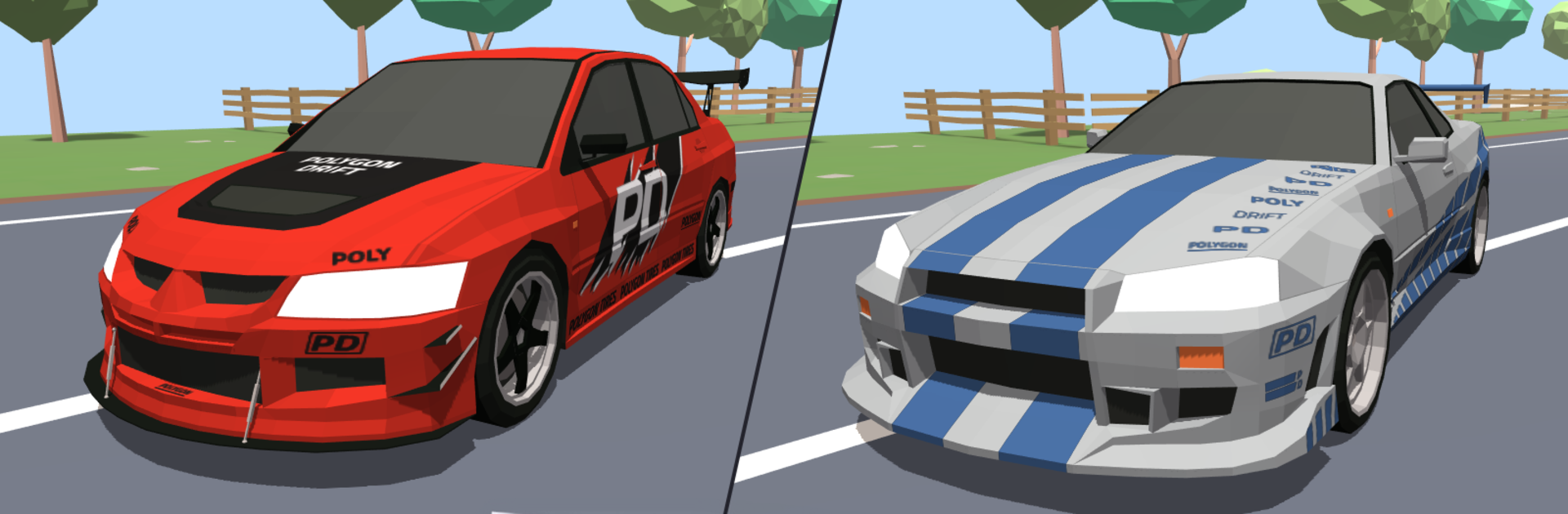 Polygon Drift: Traffic Racing