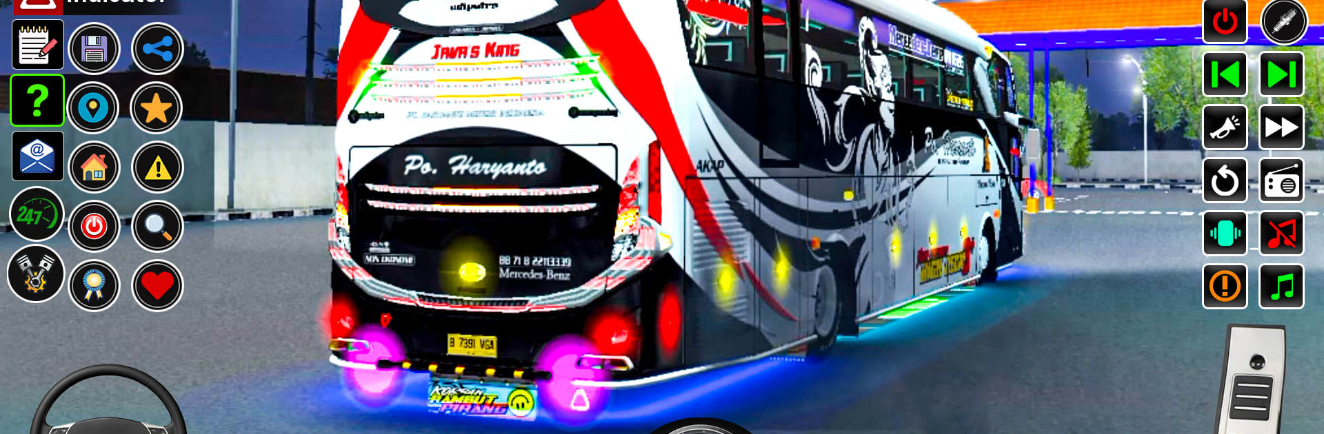 City Bus Game Highway US Bus