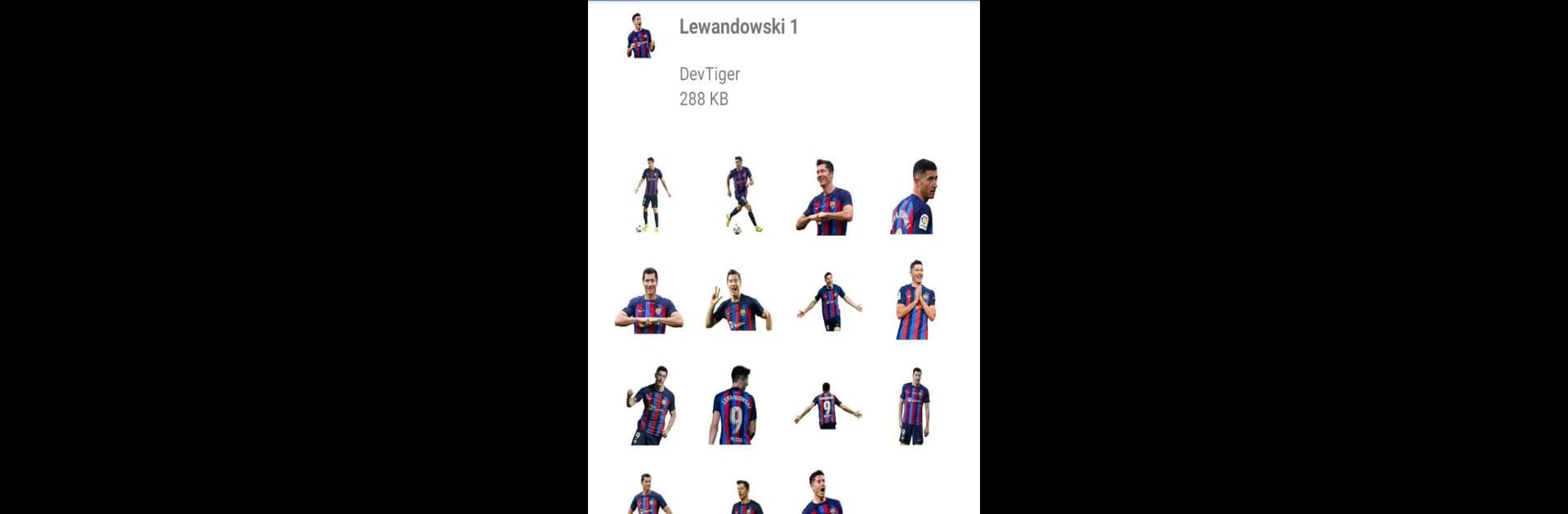 Lewandowski Stickers