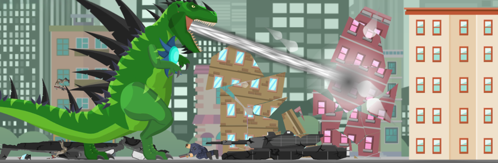 Hybrid Titan Rex: City Rampage