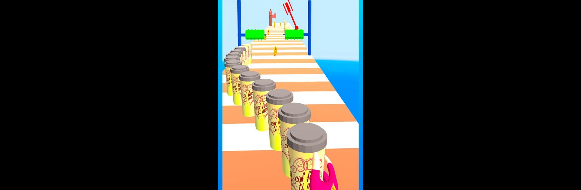 Perfect Coffee Cup Stack 3D