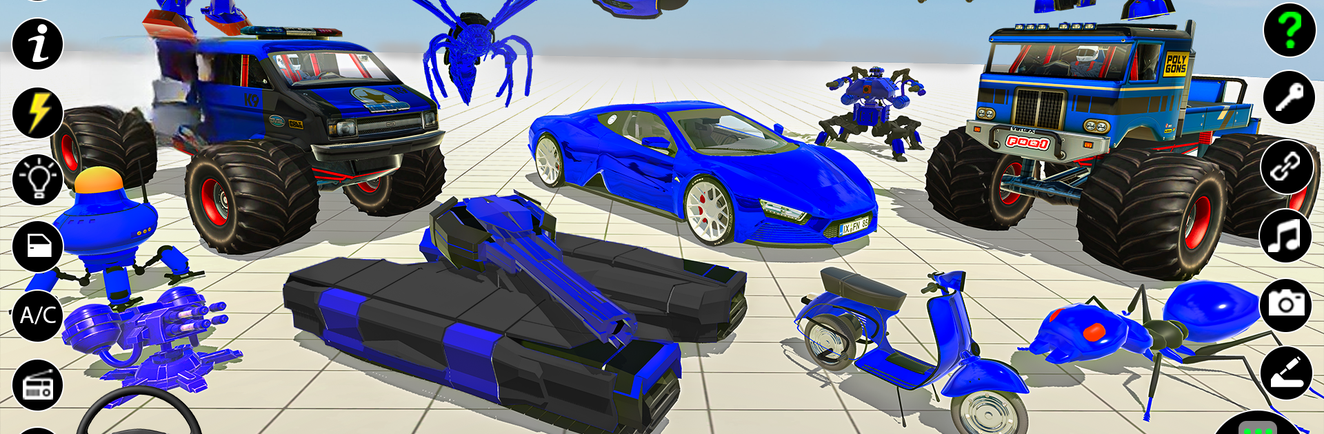 Robot Car Transformers Game