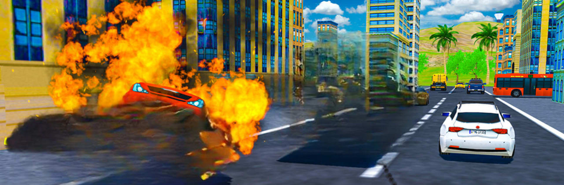 Flying Robot Fire Truck Game