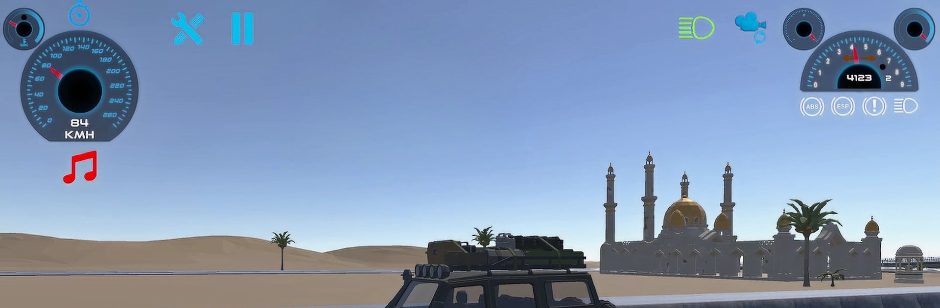Desert Car Drive
