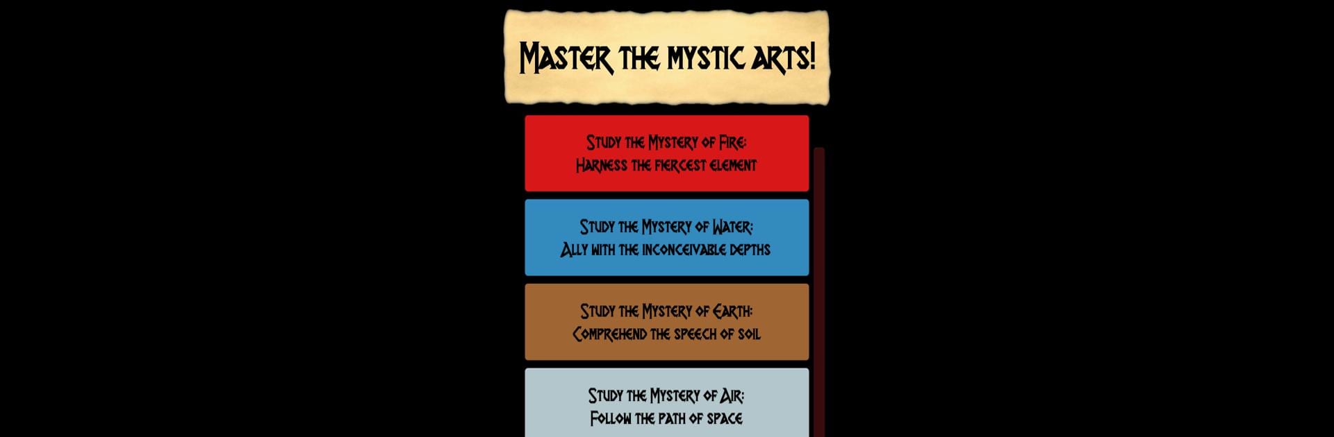 Mighty Mage - Epic Text Adventure RPG