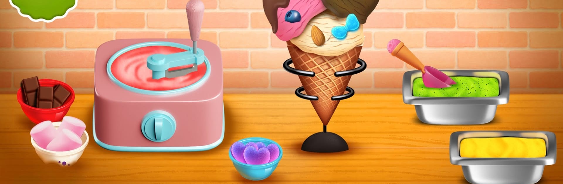 Ice Cream Making Game For Kids
