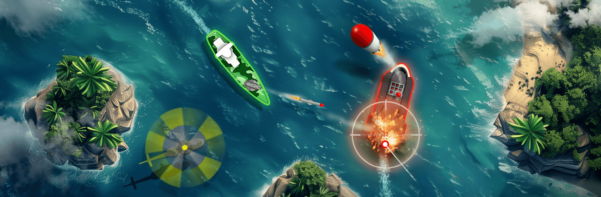 Cruiser Duels: Sea Battles 1v1