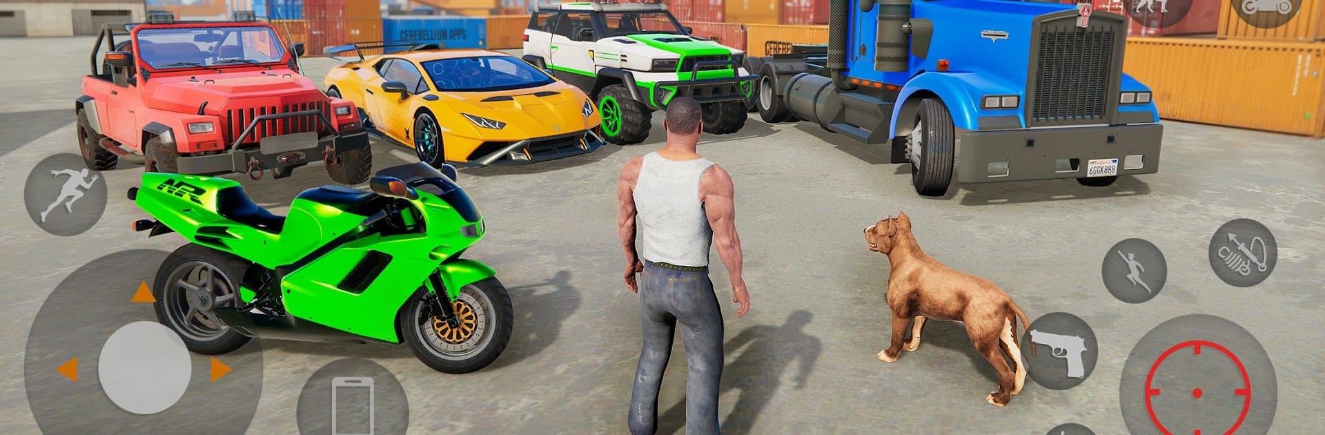 Open World Driving Gangster 3D