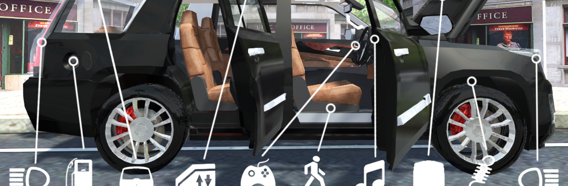 Car Simulator Escalade Driving
