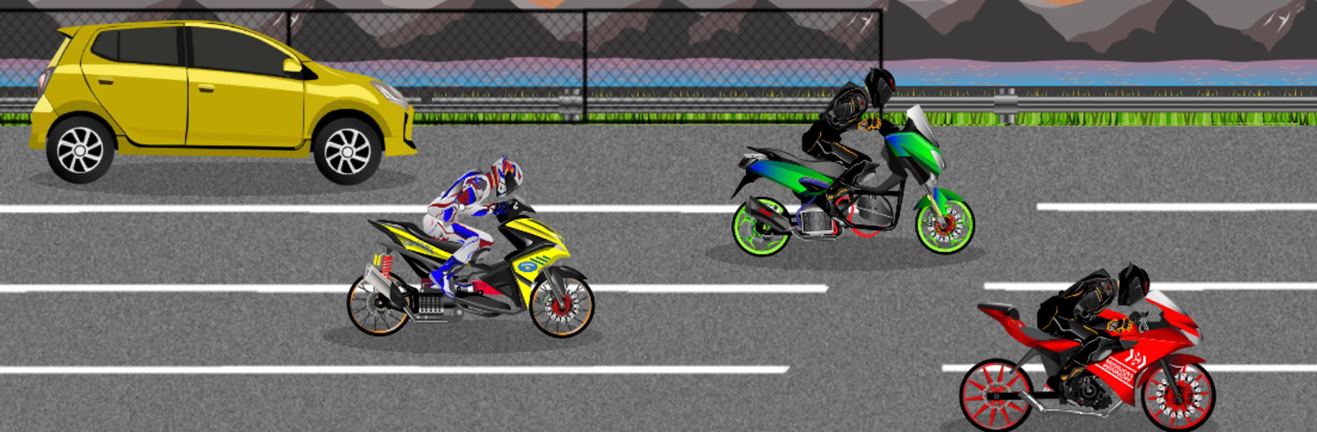 Indonesia Drag Bike Racing
