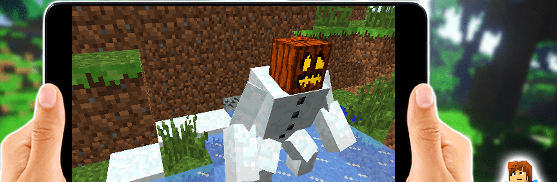 Snow Golem Mod in Minecraft PE