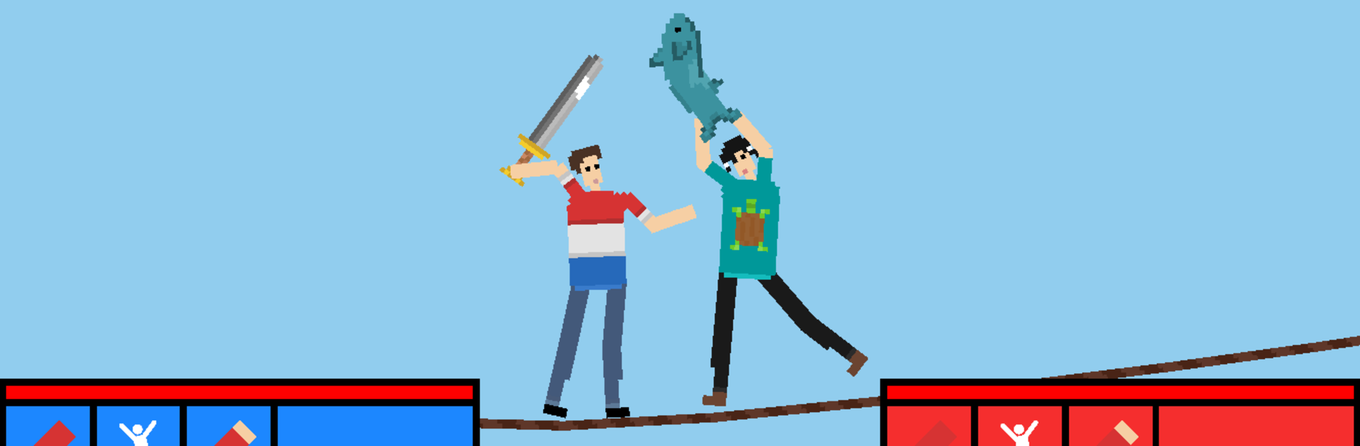 Pixel Rumble: Split-Screen PVP