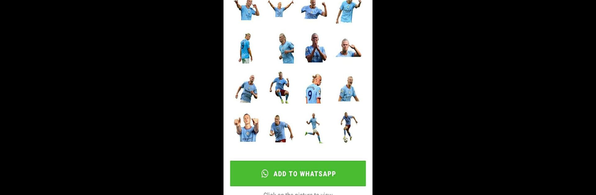 Haaland Stickers