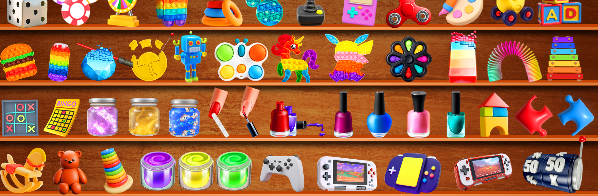 Pop it Fidget Toys 3D Games